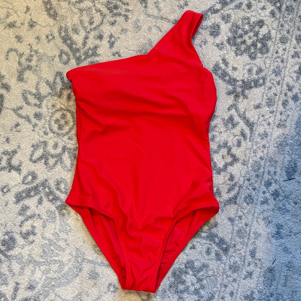 NWT Kona Sol Vibrant One Shoulder Swimsuit